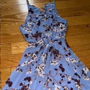 Miami Blue Flower Dress size S
